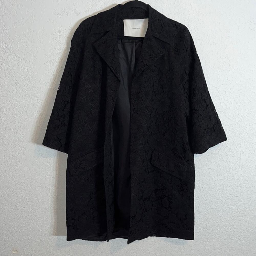 Adam Lippes lace open front jacket lined in silk Holidays Lagenlook Events